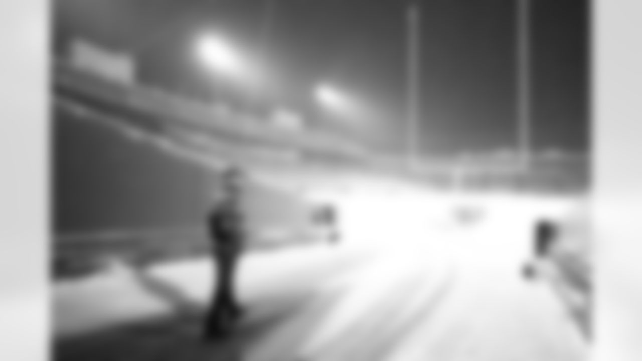 Buffalo Bills head coach Sean McDermott walks down the tunnel and heads to the field as he takes a long look around Highmark Stadium, January 03, 2026.