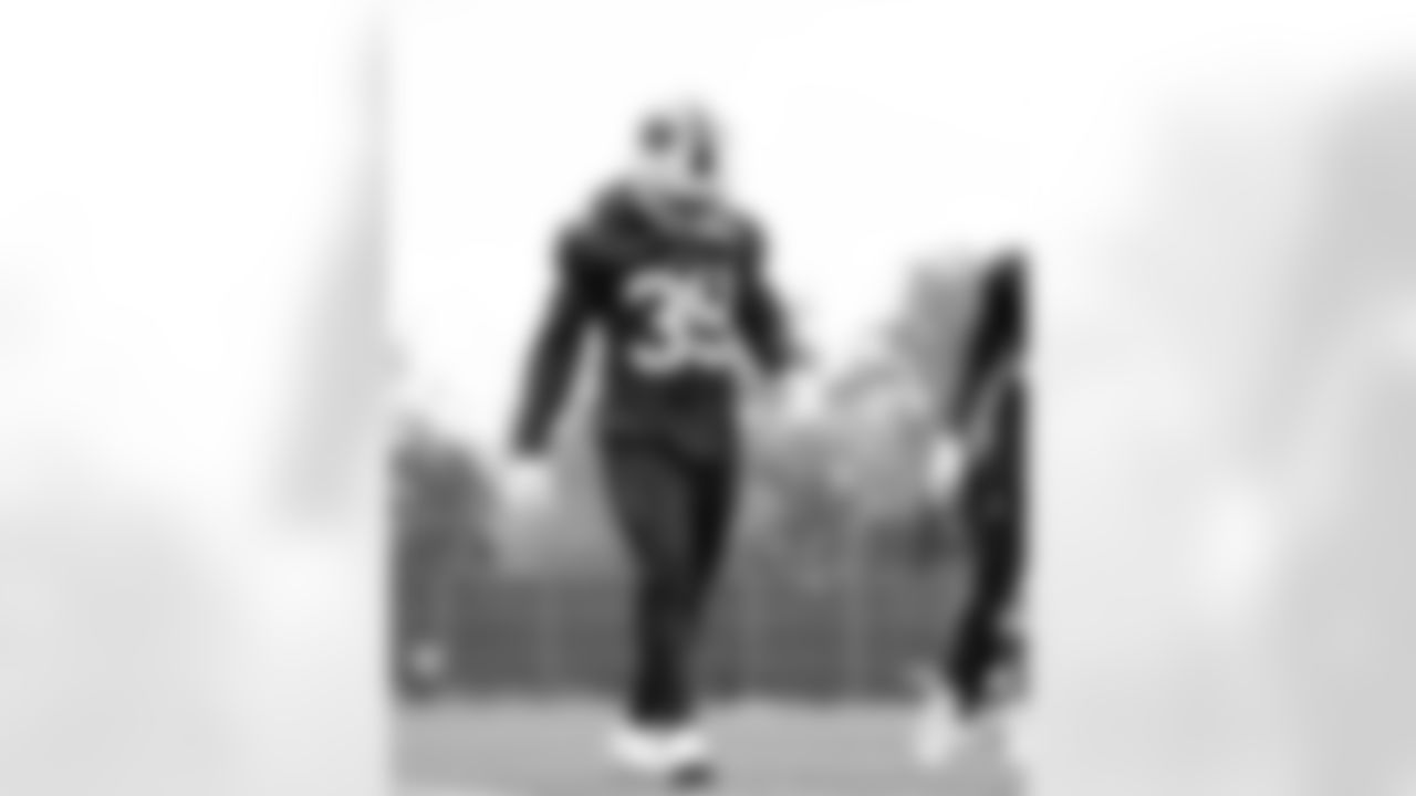 Cam Lewis (39). Buffalo Bills Week 8 Practice, October 24, 2025 at Buffalo Bills Training Center.