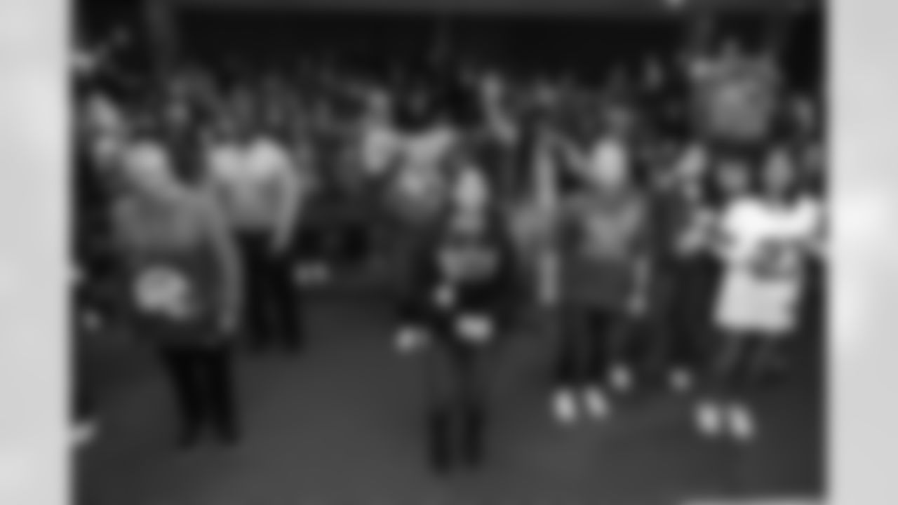 Billy Buffalo, DJ Milk, DJ Yes and Highmark host a Buffalo Bills pep rally for Heritage Heights Elementary students, November 14, 2025.