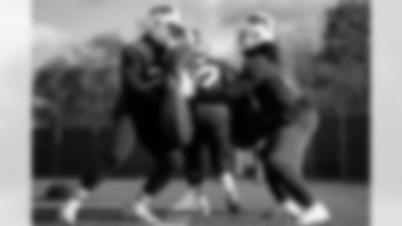 Ty Johnson (26), James Cook (4). Buffalo Bills Week 10 Practice, November 06, 2025 at Buffalo Bills Training Center.