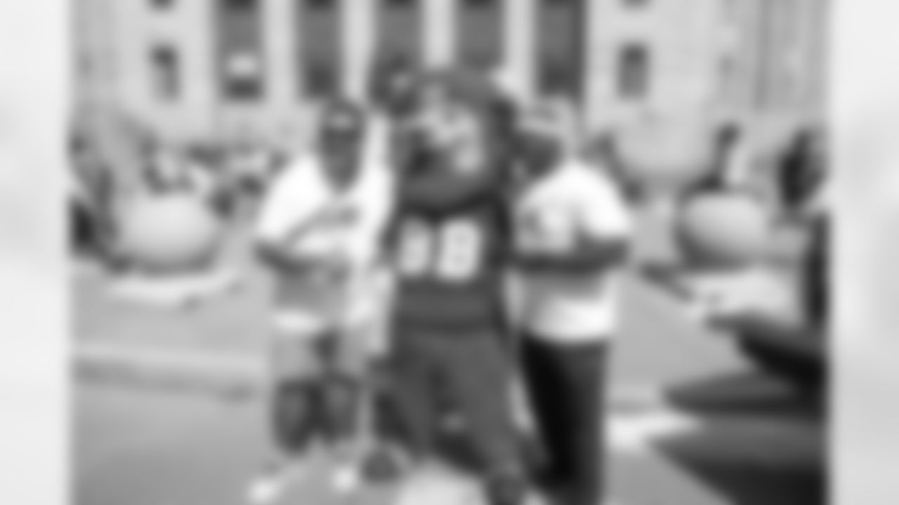 Buffalo Bills At The Puerto Rican and Hispanic Day Parade, August 16, 2025 on Niagara Street.