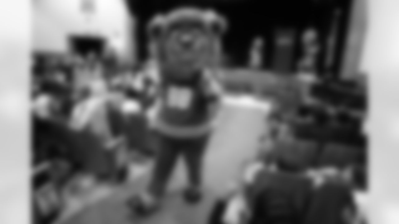 Buffalo Bills pep rally for students and staff at Windermere Boulevard Elementary School, December 19, 2025.