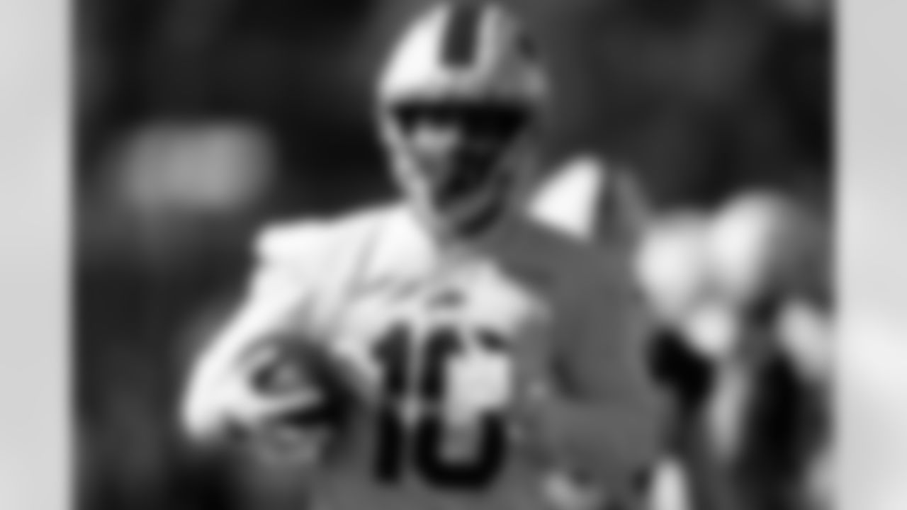 Khalil Shakir (10). Buffalo Bills Week 6 Practice, October 10, 2025 at Buffalo Bills Training Center.