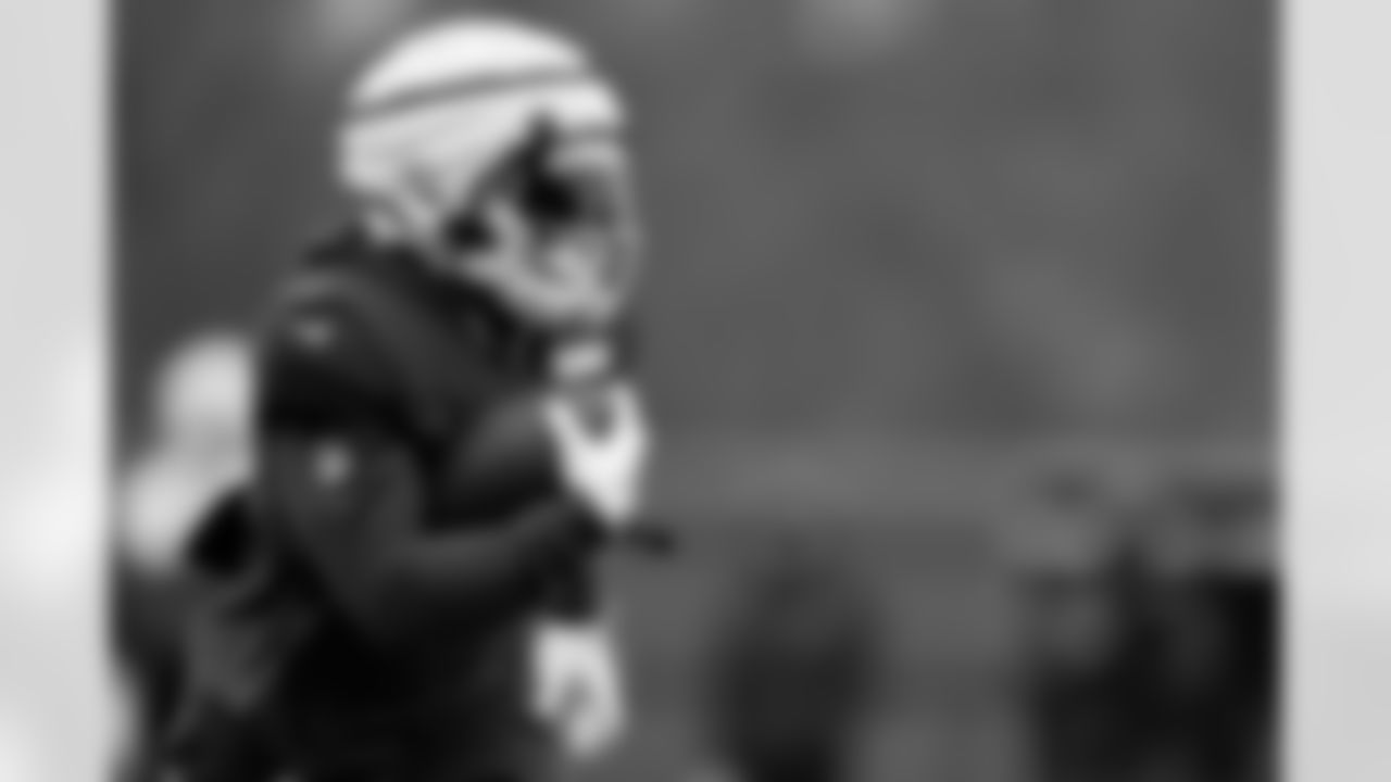 Ray Davis (22). Buffalo Bills Week 10 Practice, November 05, 2025 at Buffalo Bills Training Center.