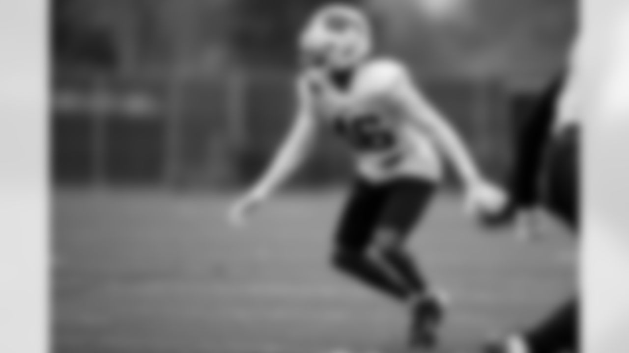 Ja'Marcus Ingram (46). Buffalo Bills Week 10 Practice, November 05, 2025 at Buffalo Bills Training Center.