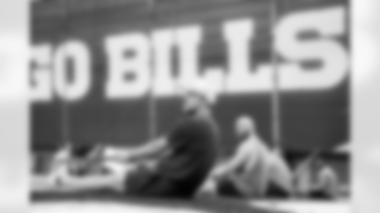 Tyler Bass (2). Buffalo Bills players work out during Phase One of voluntary off-season workouts, April 23, 2025 at the Buffalo Bills Training Center.