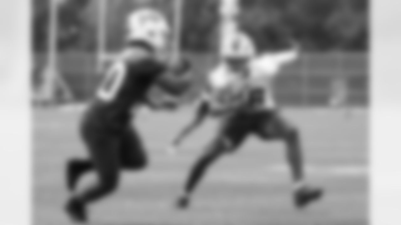 Ja'Marcus Ingram (46). Buffalo Bills OTA workouts, May 27, 2025 at the Buffalo Bills Training Center.
