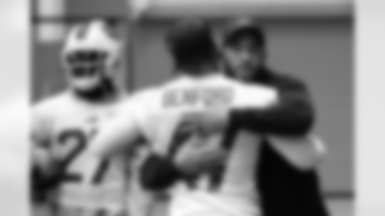 Micah Hyde, Christian Benford (47), Tre'Davious White (27). Buffalo Bills Week 10 Practice, November 07, 2025 at the Buffalo Bills Training Center.