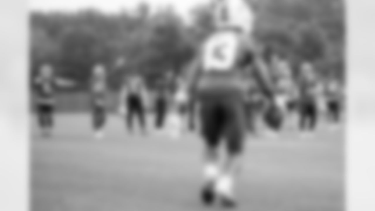 Laviska Shenault Jr. (15), Kelly Akharaiyi (87), Joshua Palmer (5), Stephen Gosnell (89), Khalil Shakir (10). Buffalo Bills Mandatory Minicamp, June 12, 2025 at the Buffalo Bills Training Center.
