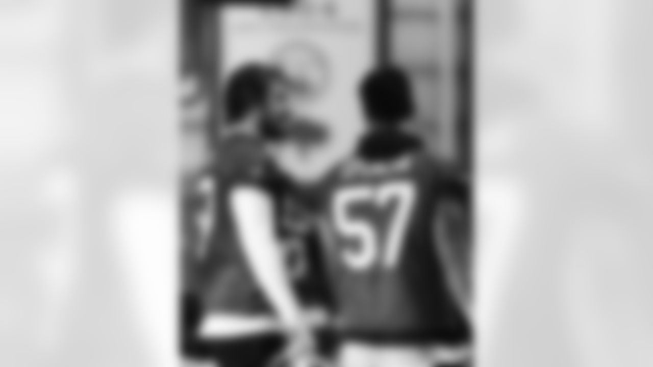 Joey Bosa (97), A.J. Epenesa (57). Buffalo Bills Wild Card Week Friday Practice, January 09, 2026 at Buffalo Bills Training Center.