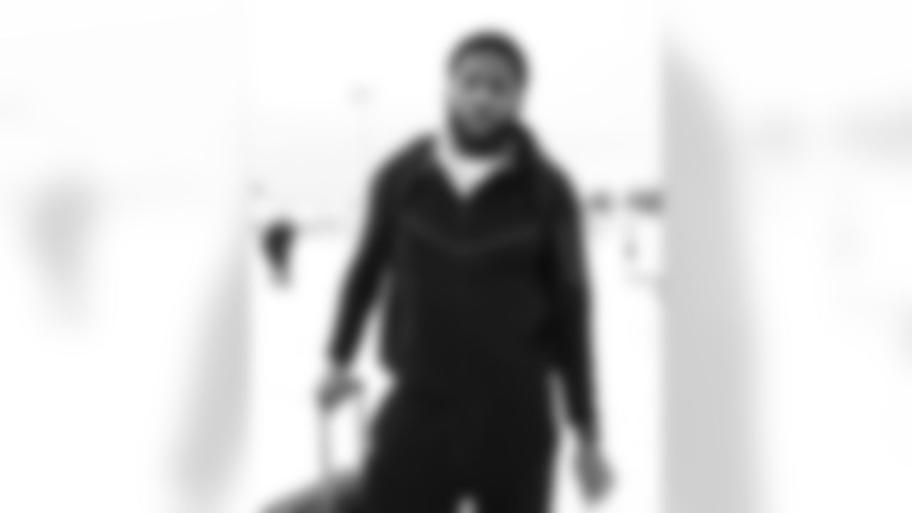 Andre Jones Jr. (75). Buffalo Bills travel to Denver, January 16, 2026 at Buffalo Niagara International Airport.