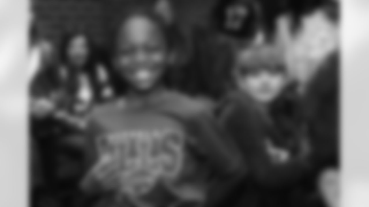 Billy Buffalo, DJ Milk, DJ Yes and Highmark host a Buffalo Bills pep rally for Heritage Heights Elementary students, November 14, 2025.