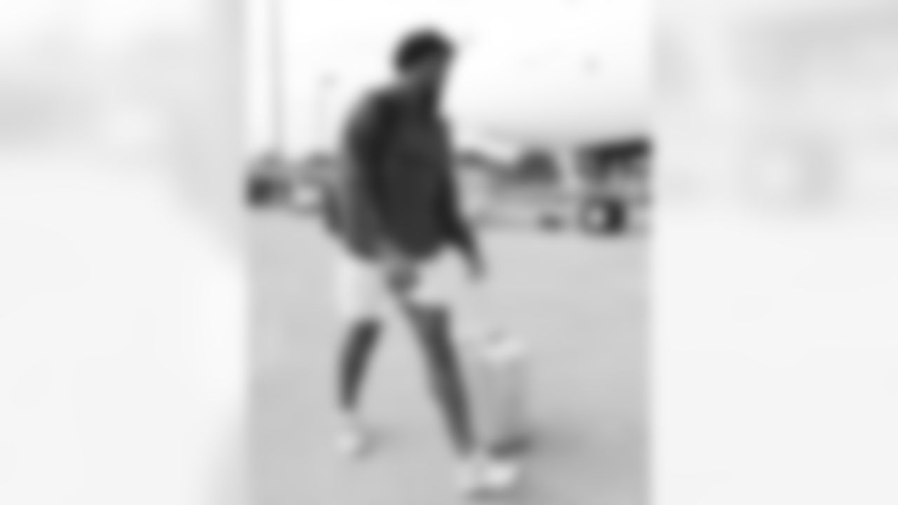 Greg Rousseau (50). Buffalo Bills Travel to Miami, November 08, 2025 at Buffalo Niagara International Airport.