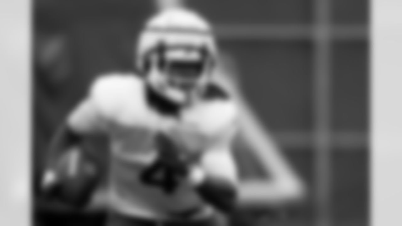 James Cook (4). Buffalo Bills Training Camp, August 20, 2025 at Buffalo Bills Training Facility.