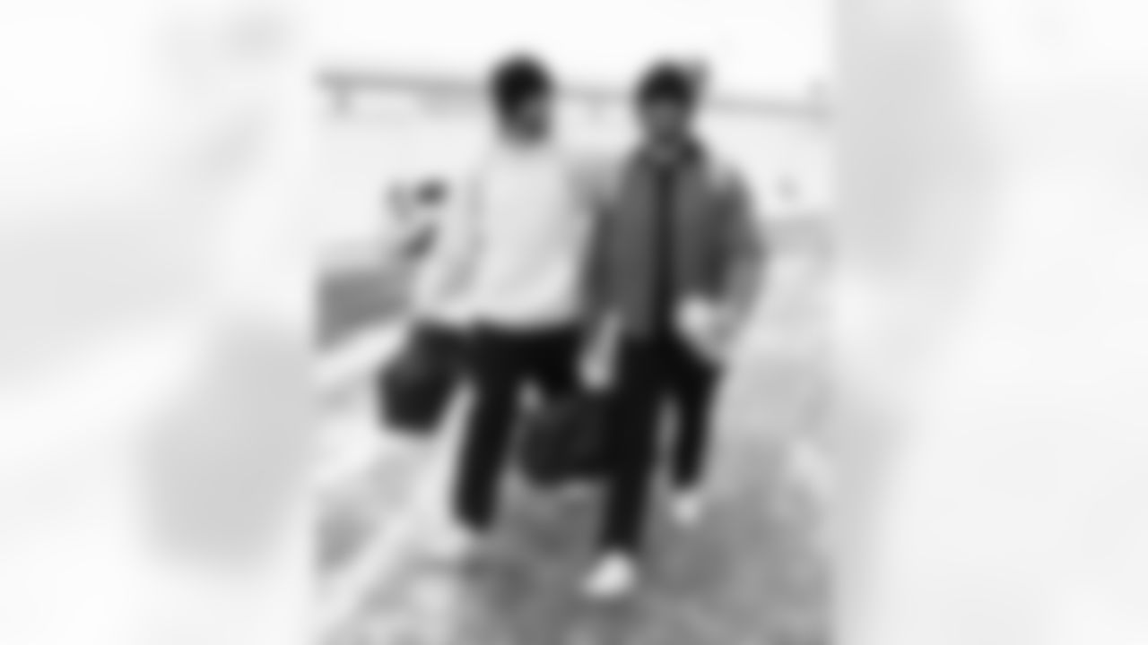 Josh Allen (17), Mitchell Trubisky (11). Buffalo Bills travel to Foxborough, December 13, 2025 at Buffalo Niagara International Airport.