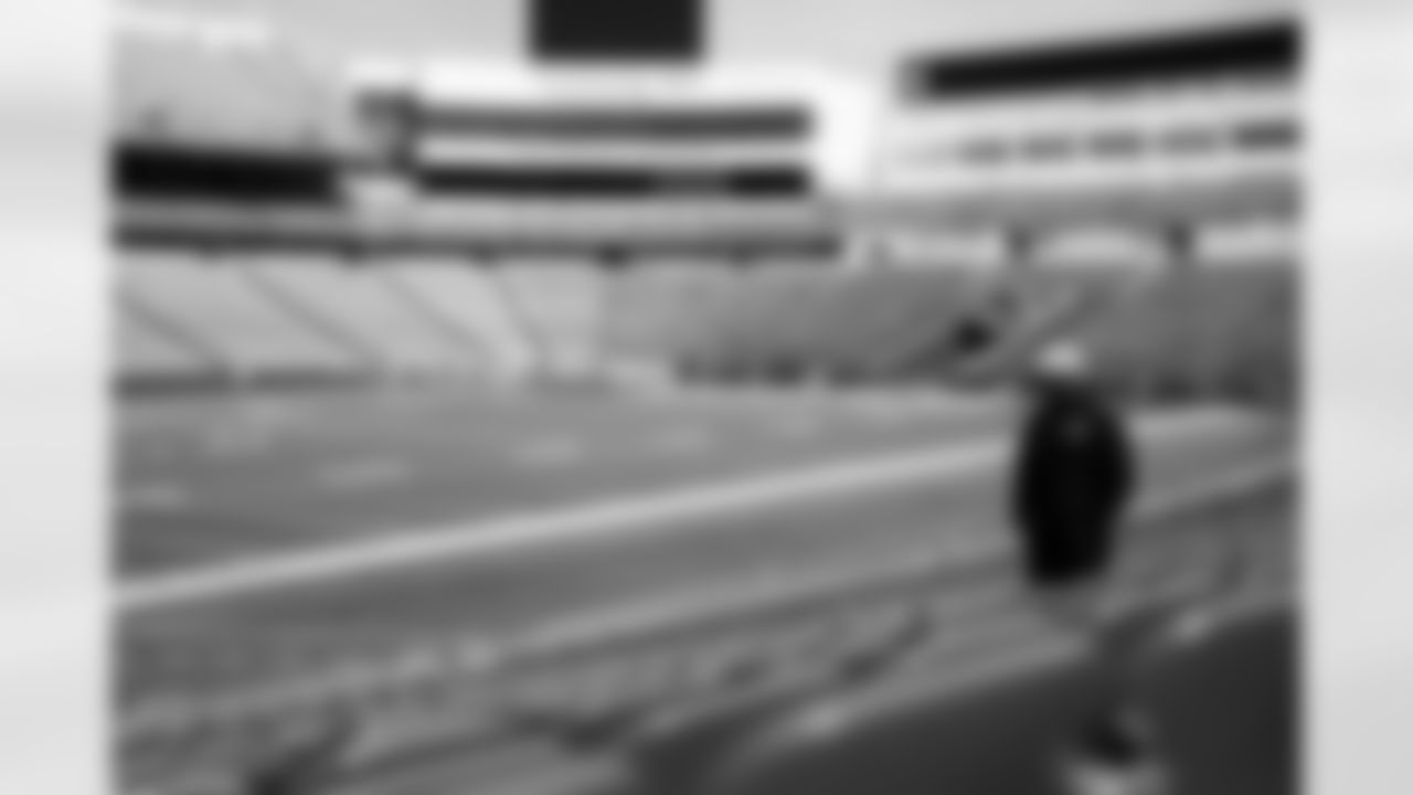 Behind-the-scenes from the Thurman Thomas video honoring the closing of Highmark Stadium, April 09, 2025.