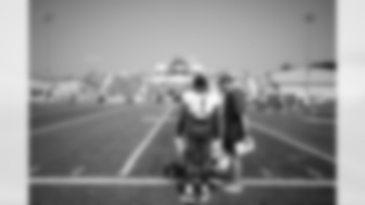 Curtis Samuel (1), Joe Brady. Buffalo Bills Training Camp, August 01, 2024 at St. John Fisher University.