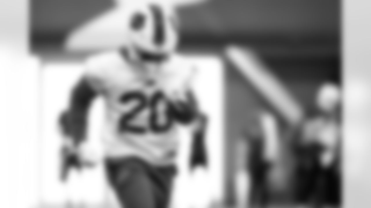 Frank Gore Jr. (20). Buffalo Bills Divisional Round, January 15, 2026 at Buffalo Bills Training Center.