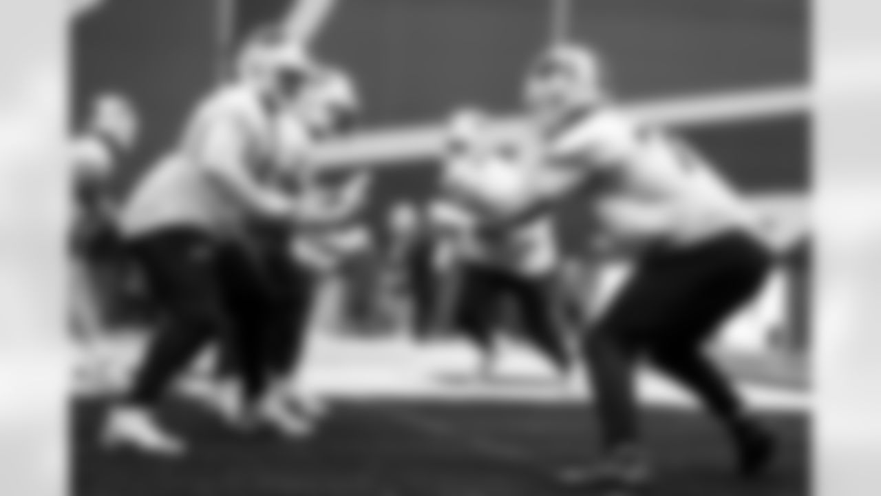 Kendrick Green (53). Buffalo Bills Week 12 Practice, November 18, 2025 at Buffalo Bills Training Center.