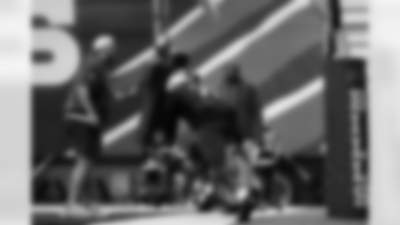 Marcus West, Jason Rebrovich, Tommy Akingbesote. Buffalo Bills Week 16 Practice, December 19, 2025 at Buffalo Bills Training Center.