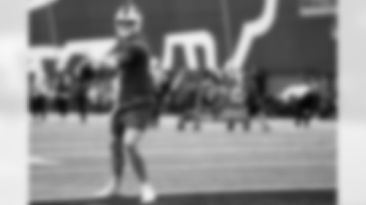 Josh Allen (17). Buffalo Bills Wild Card Week Thursday Practice, January 08, 2026 at Buffalo Bills Training Center.