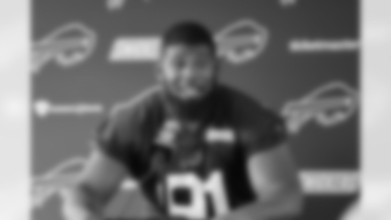 Ed Oliver (91). Buffalo Bills Training Camp, July 25, 2025 at St. John Fisher University.