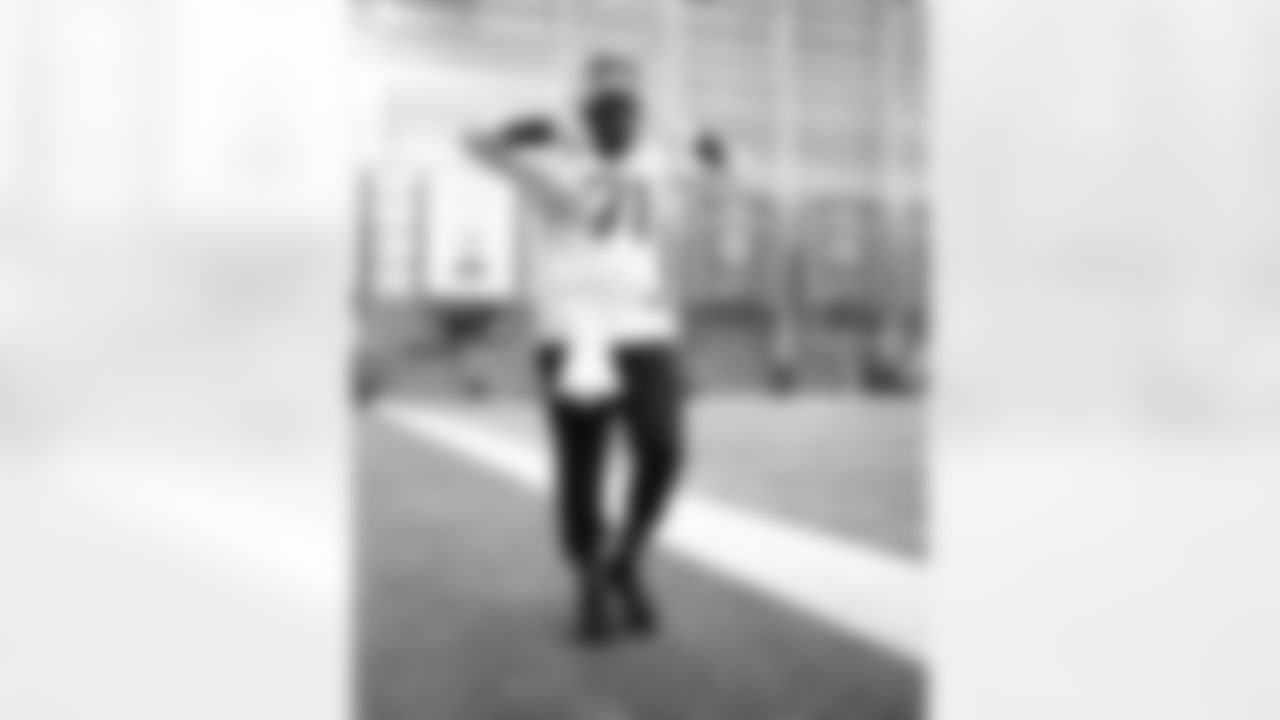 Tommy Akingbesote (71). Buffalo Bills Week 9 Practice, October 30, 2025 at the Buffalo Bills Training Center.