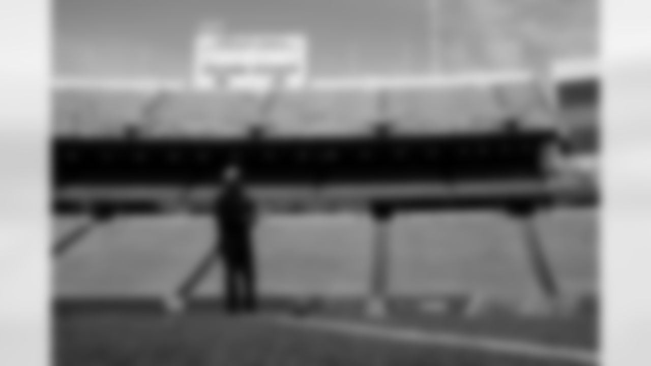 Behind-the-scenes from the Thurman Thomas video honoring the closing of Highmark Stadium, April 09, 2025.