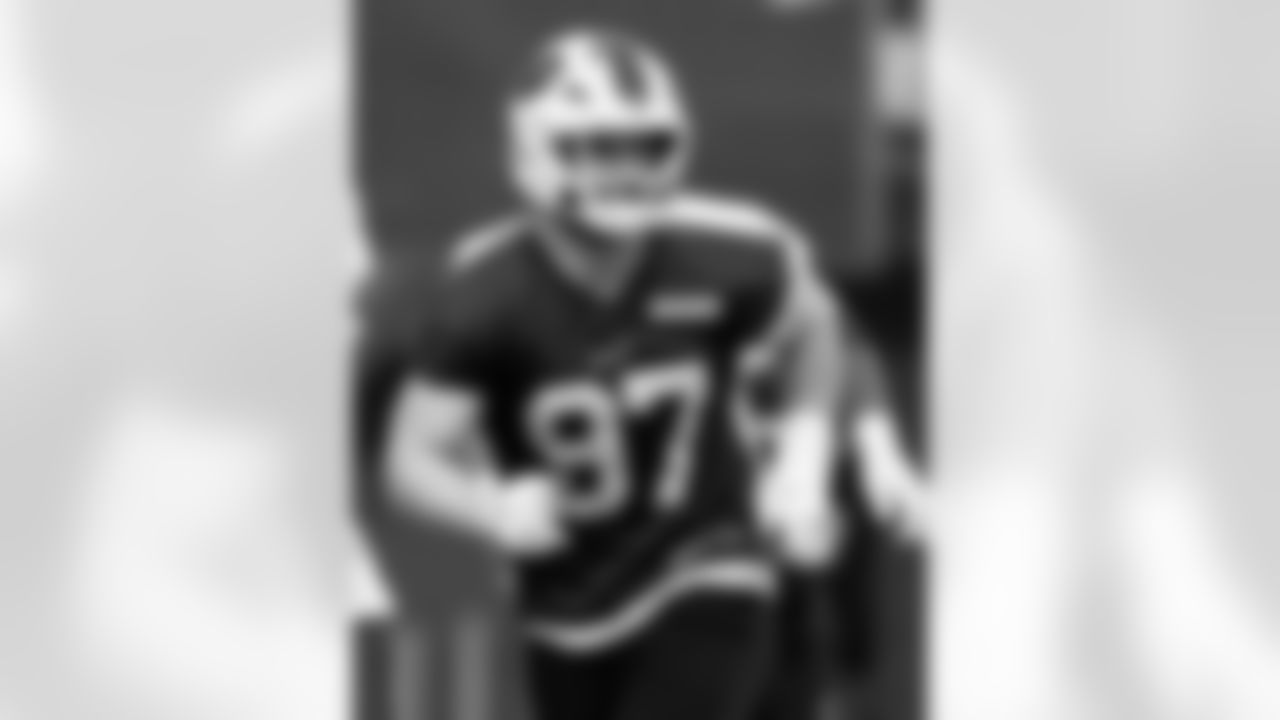 Joey Bosa (97). Buffalo Bills Divisional Round, January 15, 2026 at Buffalo Bills Training Center.