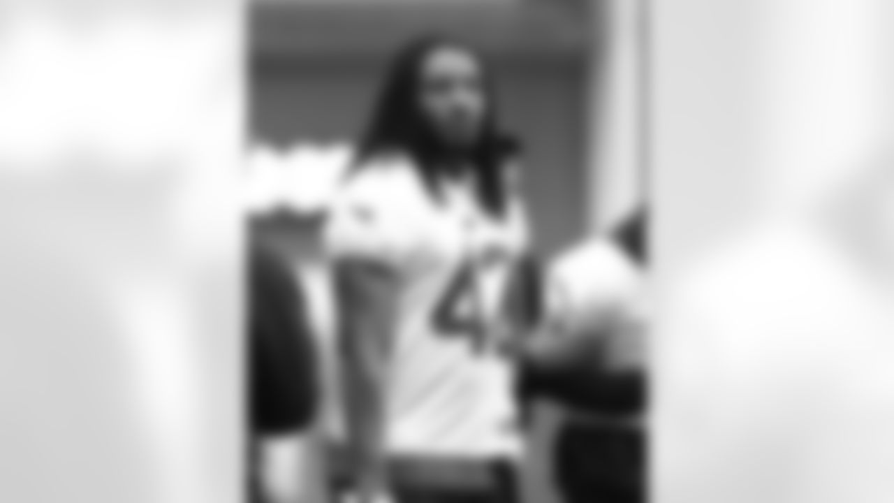 Dorian Williams (42). Buffalo Bills Week 10 Practice, November 07, 2025 at the Buffalo Bills Training Center.