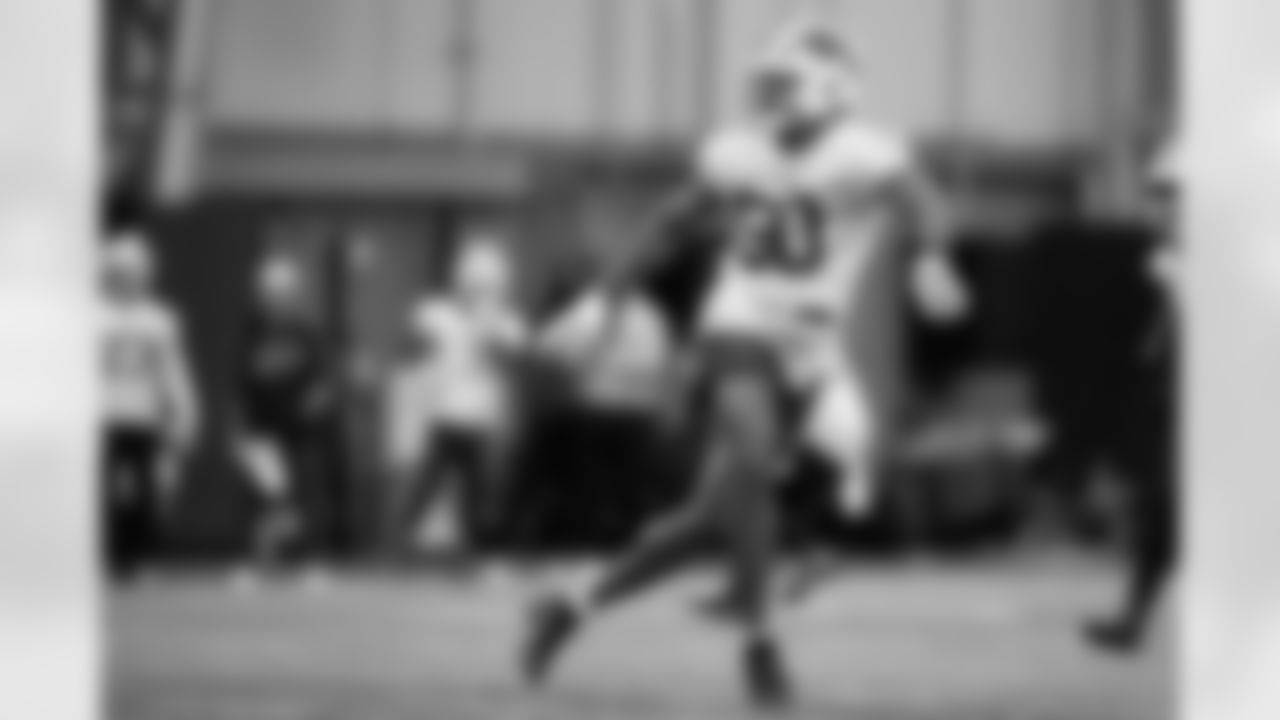 Greg Rousseau (50). Buffalo Bills Week 9 Practice, October 31, 2025 at Buffalo Bills Training Center.