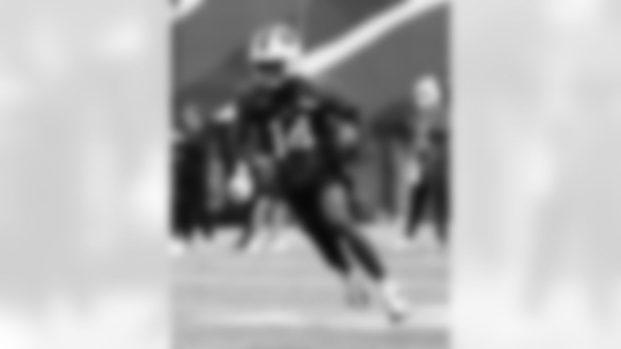 Tyrell Shavers (14). Buffalo Bills Week 9 Practice, October 30, 2025 at the Buffalo Bills Training Center.