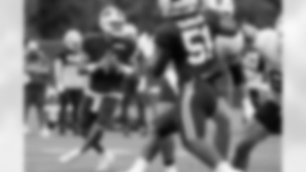 Mitchell Trubisky (11). Buffalo Bills Training Camp, August 19, 2025 at Buffalo Bills Training Facility.