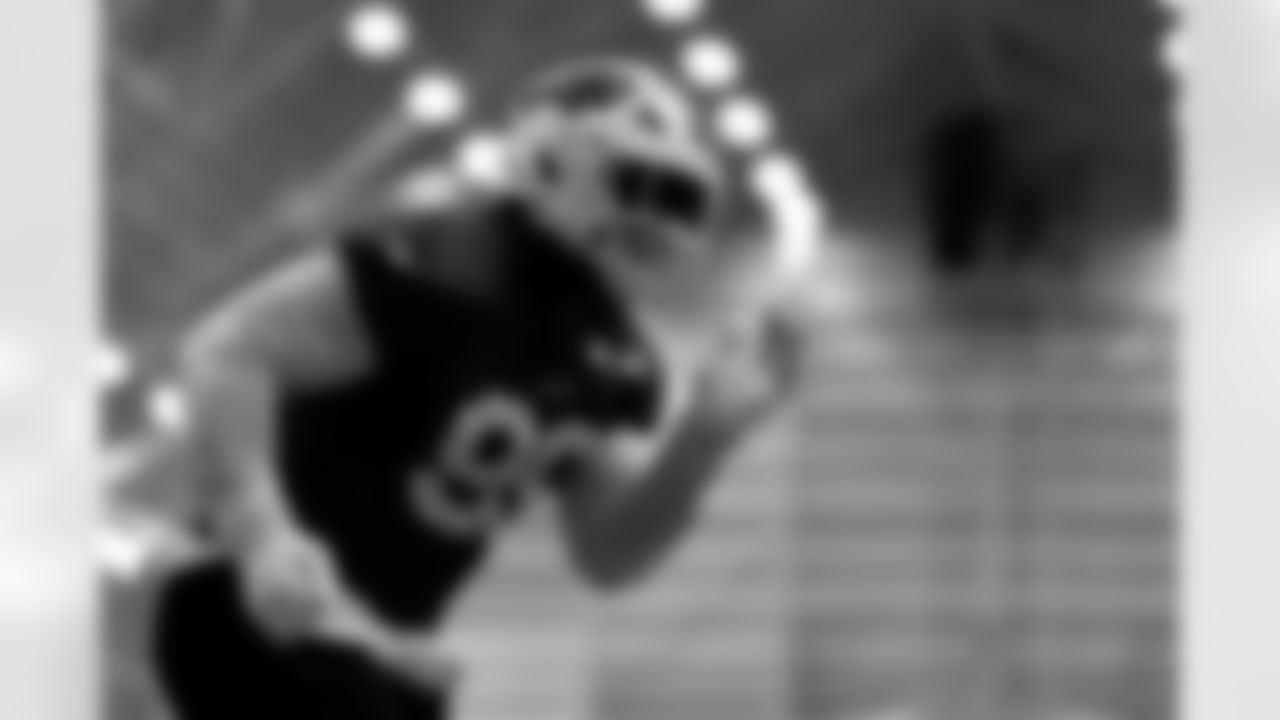 Larry Ogunjobi (99). Buffalo Bills Week 13 Practice, November 28, 2025 at Buffalo Bills Training Center.