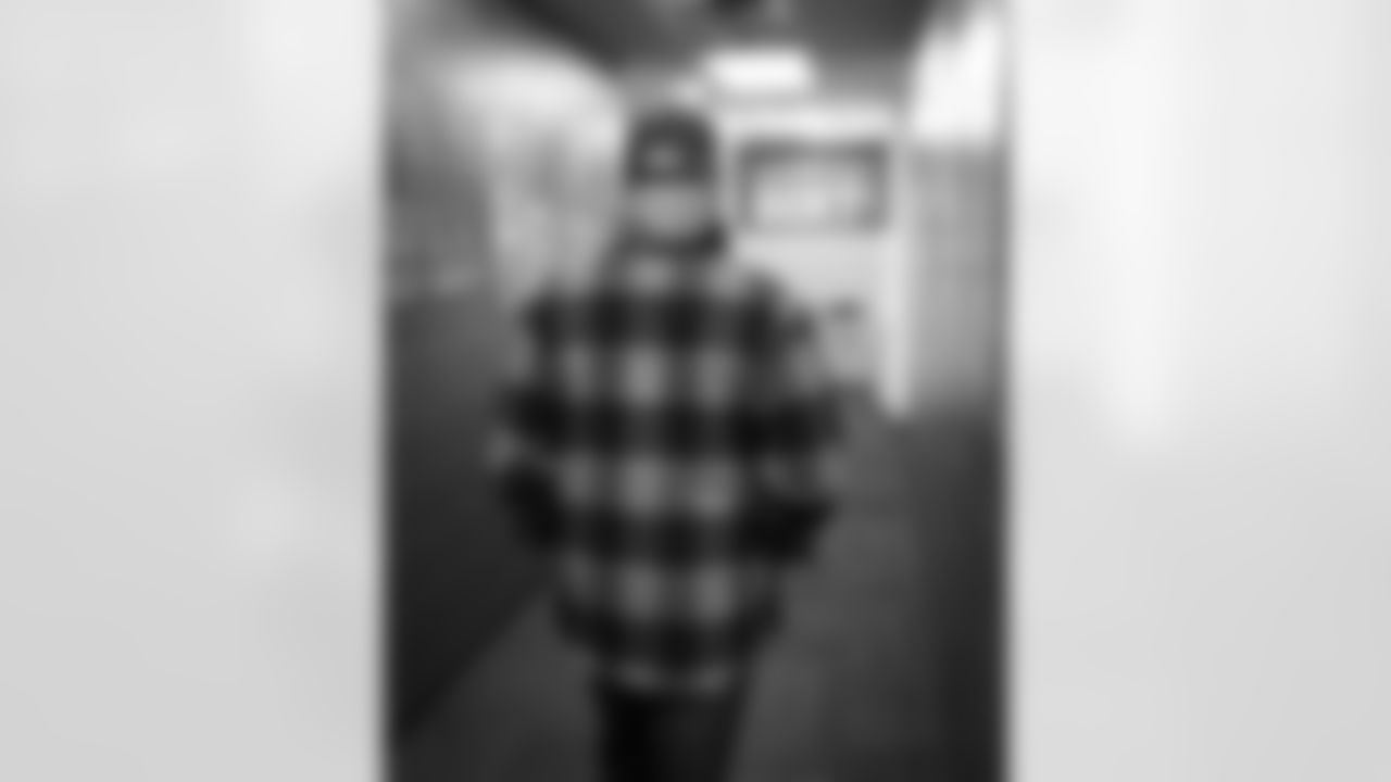 Buffalo Bills head coach Sean McDermott visits the locker room as he takes a long look around Highmark Stadium, January 03, 2026.