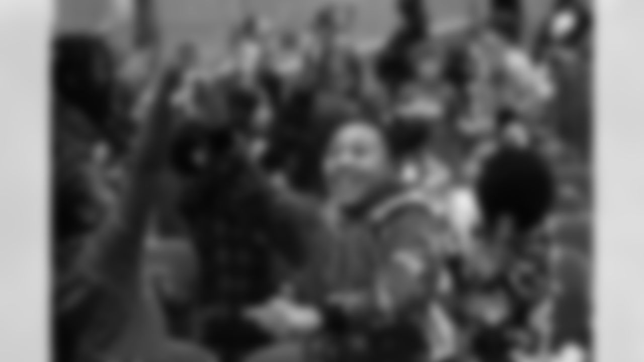 Buffalo Bills pep rally for students and staff at Windermere Boulevard Elementary School, December 19, 2025.