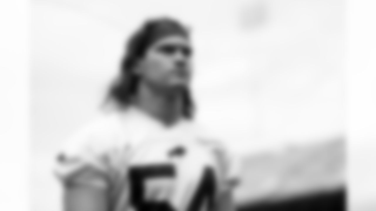 Baylon Spector (54). Buffalo Bills week 3 Saturday practice, September 21, 2024 at Highmark Stadium.