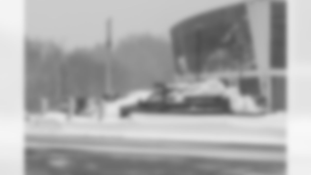 Snow removal at Highmark Stadium in preparation for a Divisional Round matchup against the Kansas City Chiefs, January 19, 2024.