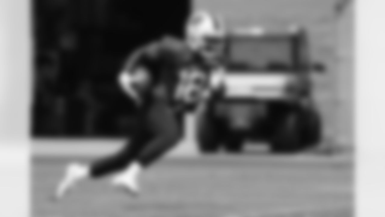 Elijah Moore (18). Buffalo Bills Mandatory Minicamp, June 11, 2025 at the Buffalo Bills Training Center.