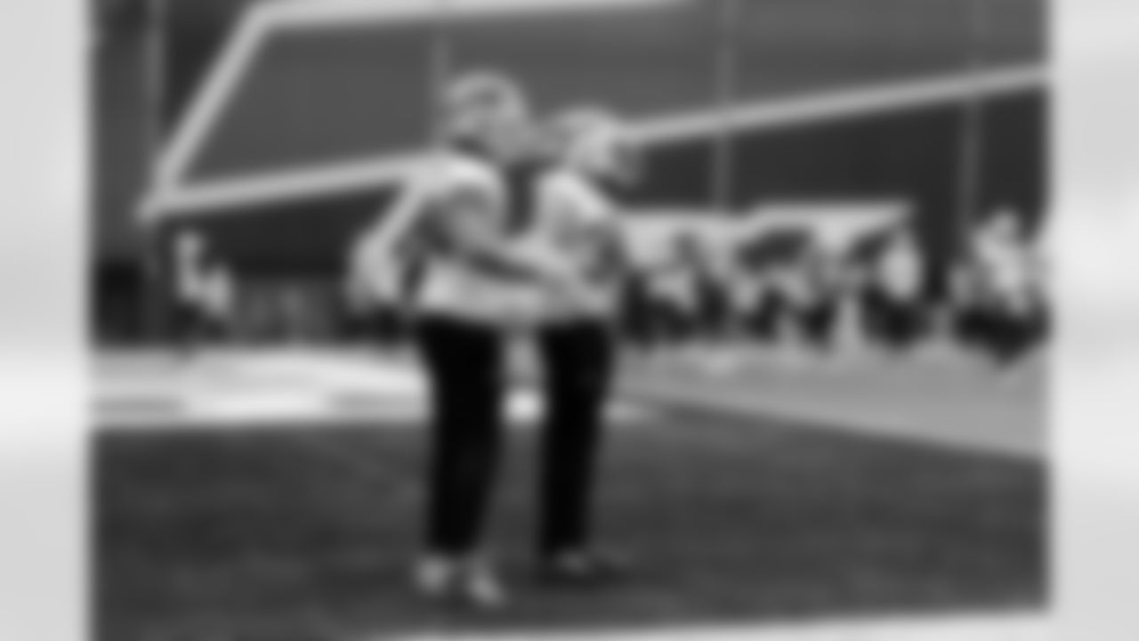 Jalen Kimber (38), Baylon Spector (54). Buffalo Bills Week 17 Practice, December 26, 2025 at Buffalo Bills Training Center.