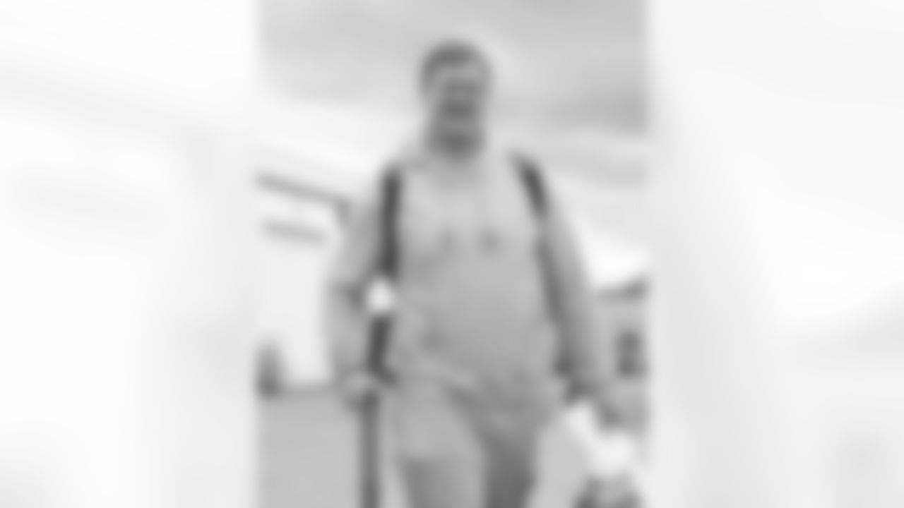Chase Lundt (77). Buffalo Bills travel to Carolina, October 25, 2025 at Buffalo Niagara International Airport.