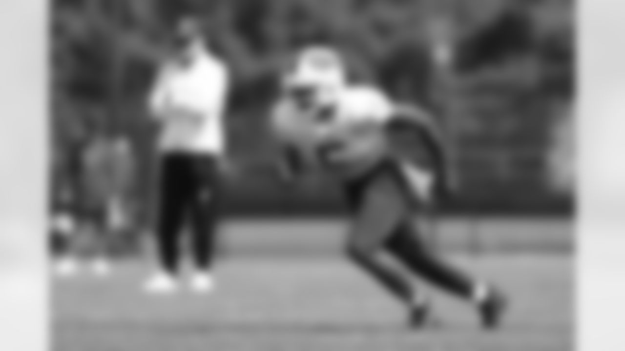 Joshua Palmer (5). Buffalo Bills Training Camp, July 28, 2025 at St. John Fisher University.