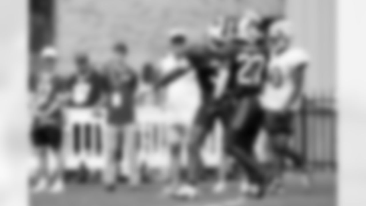 Tre'Davious White (27), Damar Hamlin (3). Buffalo Bills Training Camp, August 04, 2025 at St. John Fisher University.