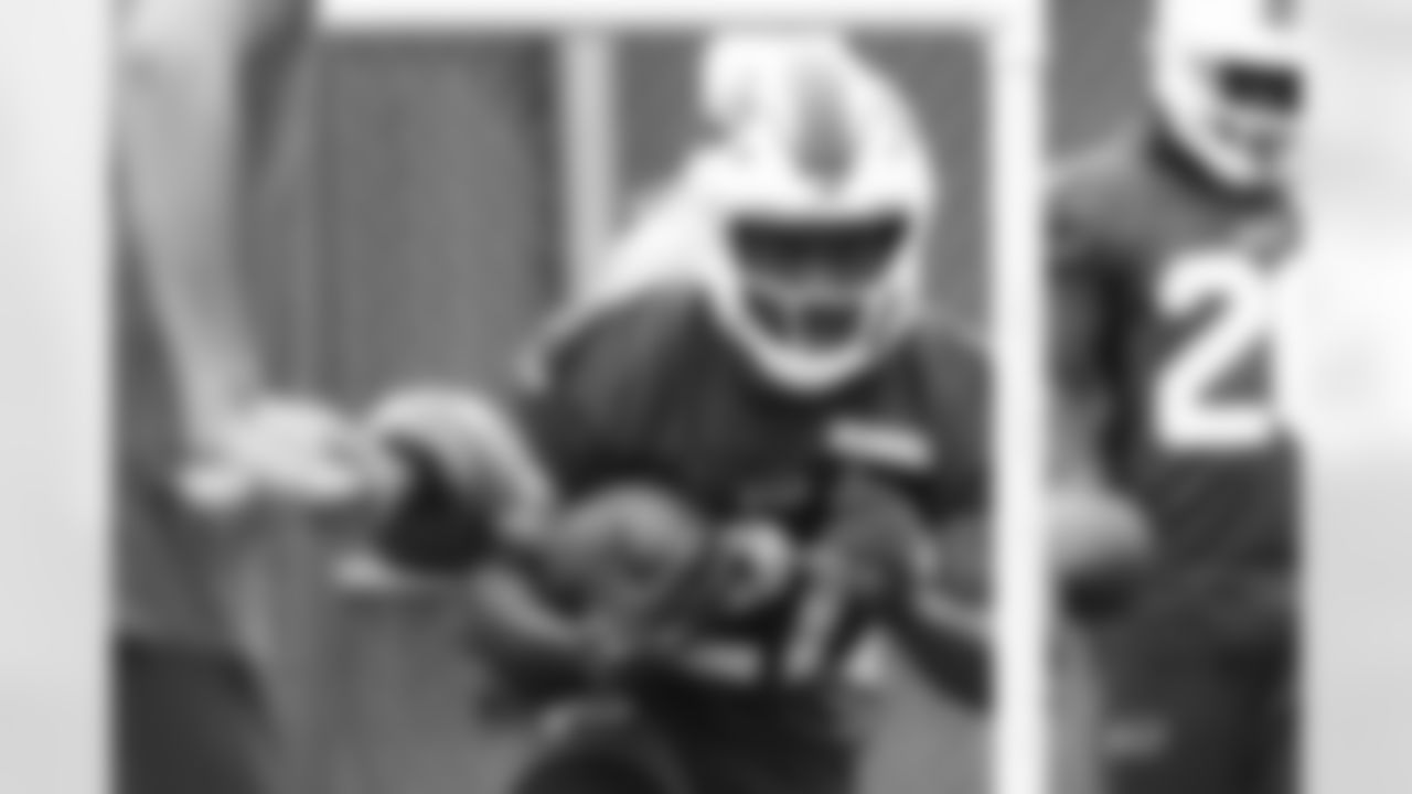 Darrynton Evans (21). Buffalo Bills Mandatory Minicamp, June 12, 2025 at the Buffalo Bills Training Center.