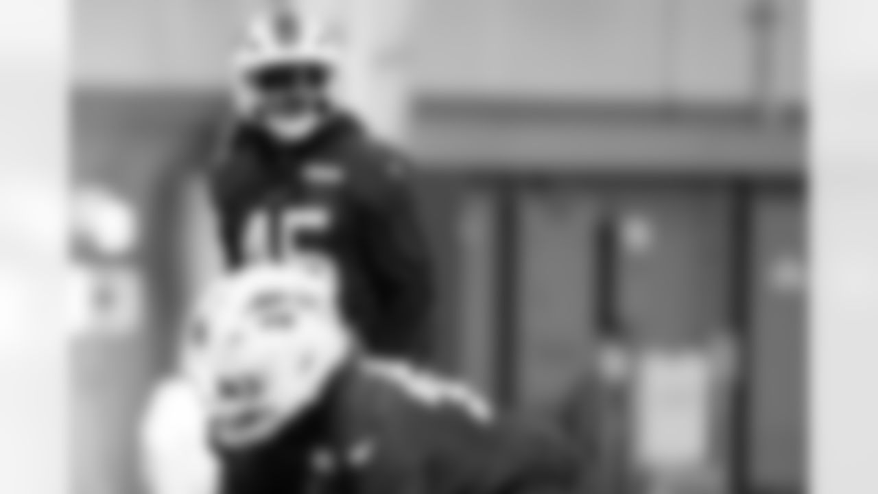 Shaq Thompson (45). Buffalo Bills Week 16 Practice, December 18, 2025 at Buffalo Bills Training Center.