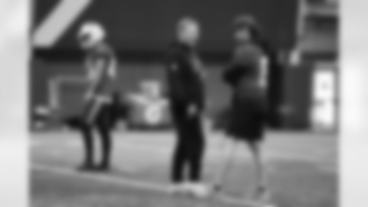 Matthew Wright (40), Chris Tabor, Matt Prater (15). Buffalo Bills Wild Card Week Friday Practice, January 09, 2026 at Buffalo Bills Training Center.