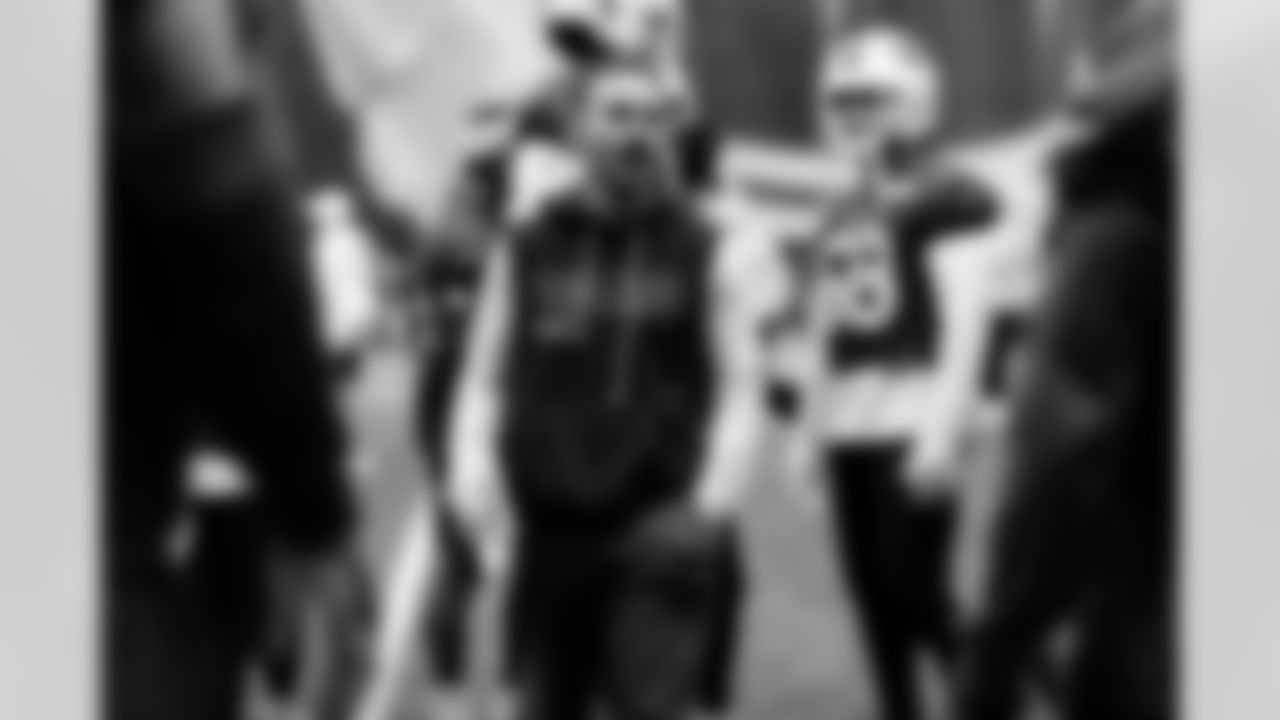 Mike Pellegrino, Tylan Grable. Buffalo Bills Week 16 Practice, December 19, 2025 at Buffalo Bills Training Center.