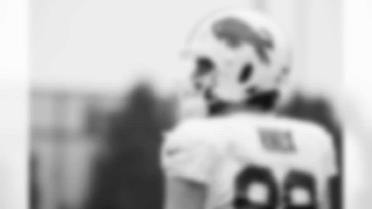 Dawson Knox (88). Buffalo Bills Training Camp, July 31, 2025 at St. John Fisher University.