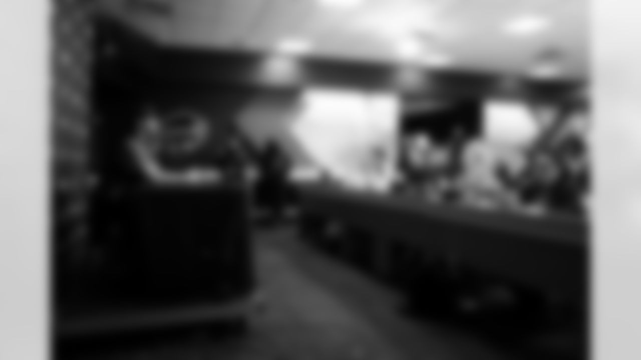 Josh Allen speaks during Joe Brady's First Day as Head Coach, January 29, 2026 at One Bills Drive.