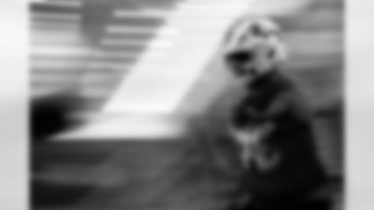 Morgan Fox (75). Buffalo Bills Week 13 Practice, November 28, 2025 at Buffalo Bills Training Center.